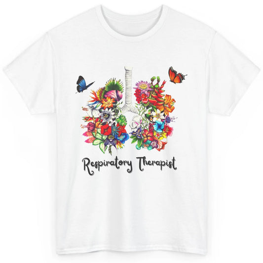 Respiratory Therapy Floral Lung Respiratory Therapist Gift Classic Unisex T-Shirt