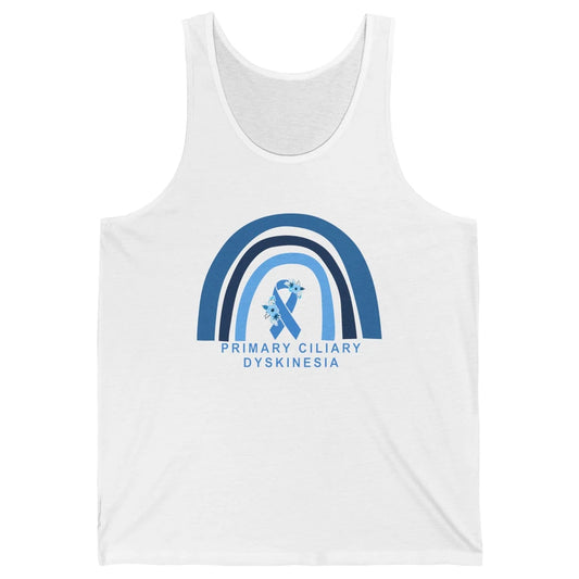 Primary Ciliary Dyskinesia Blue Rainbow Respiratory Diseases Unisex Jersey Tank