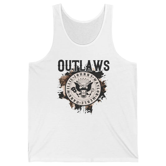 Retro Cowboy Bird Outlaws Western Country Music Cowgirl Unisex Jersey Tank