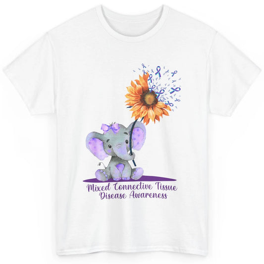 Mixed Connective Tissue Disease Baby Elephant Sunflower Classic Unisex T-Shirt