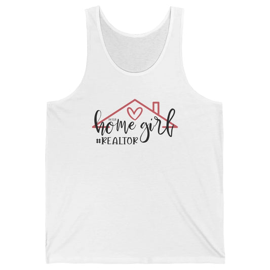 Realtor Life Home Girl Real Estate Agent Housing Investment Unisex Jersey Tank