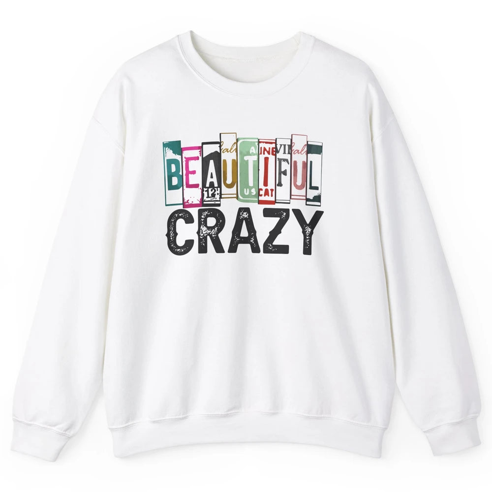 Retro Cowgirl Beautiful Crazy Western Country Cowgirl Unisex Crewneck Sweatshirt