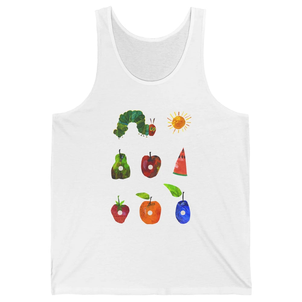 Hungry Caterpillar Fruit Always Hungry Caterpillar Saturday Unisex Jersey Tank