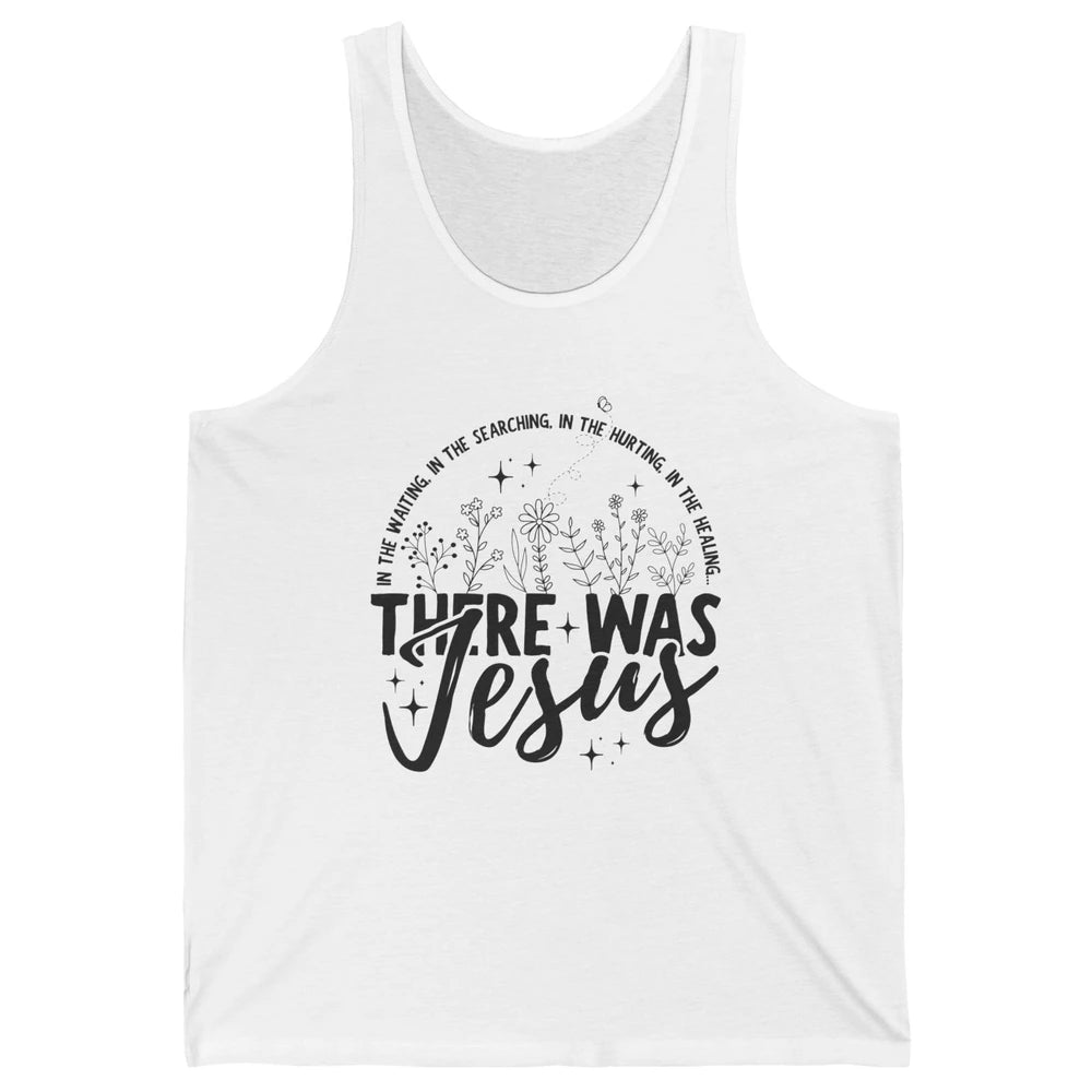 In the Hurting There Was Jesus Boho Christian Bible Floral Unisex Jersey Tank