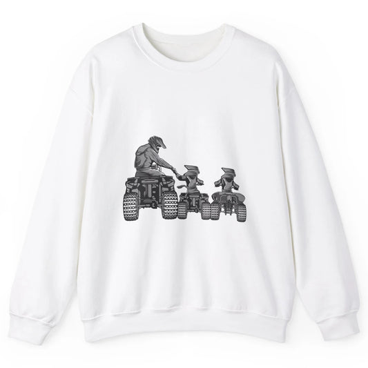 Quad Bike Father And Son Four Wheeler ATV SXS Life Offroad Unisex Crewneck Sweatshirt
