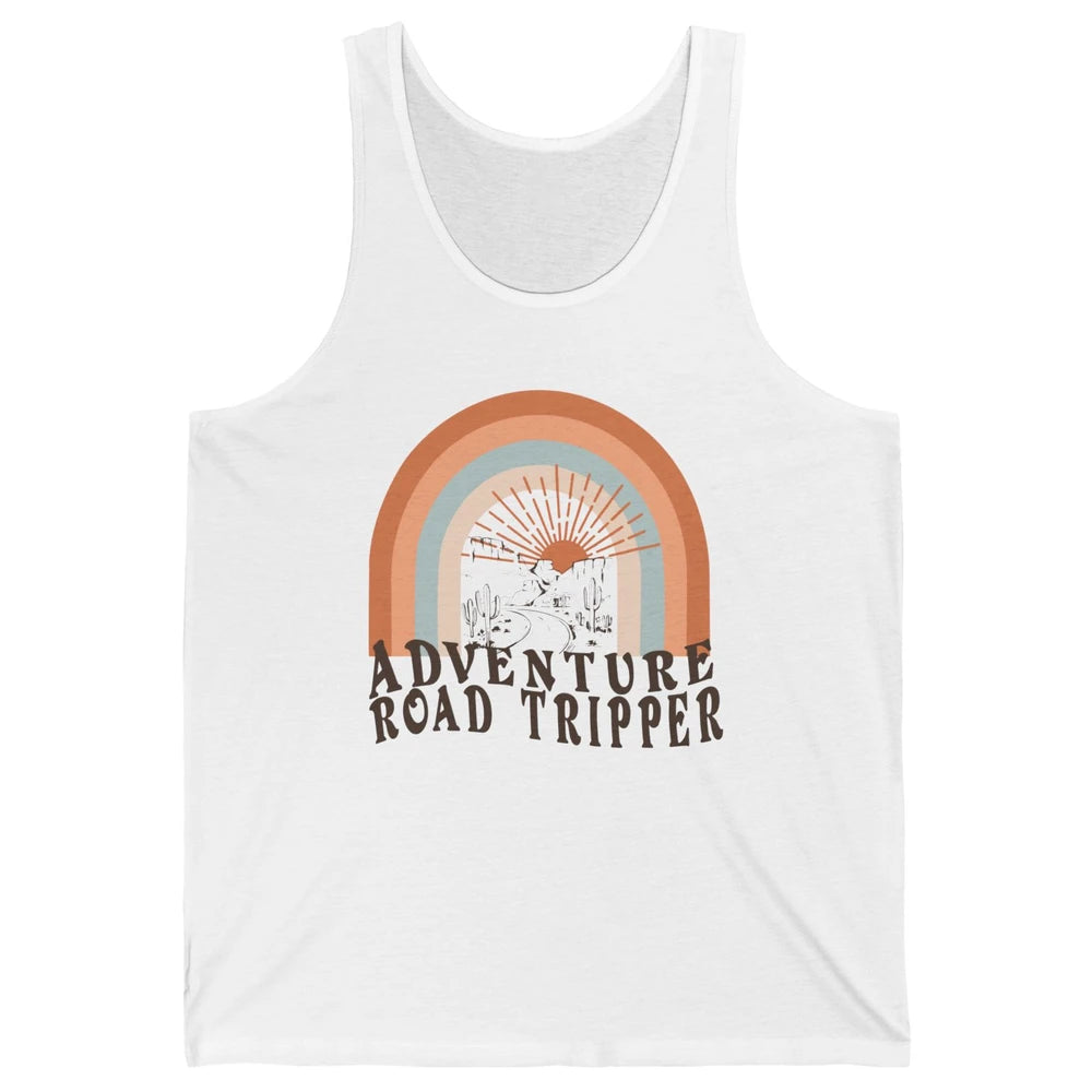 Retro Adventure Road Tripper Vintage Country Wilderness Unisex Jersey Tank