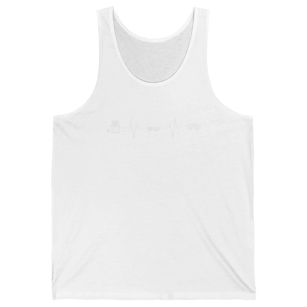 Optometrist Heartbeat Eyeglasses Spectacles Optician Gift Unisex Jersey Tank