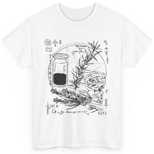 Practical Magic Witch Gardening Card Gardeners Plant Lovers Classic Unisex T-Shirt