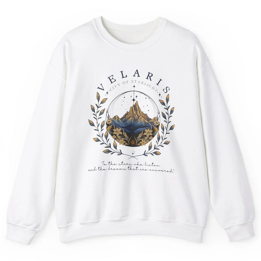 Night To The Stars Who Listen And Dreams That Are Answered Unisex Crewneck Sweatshirt