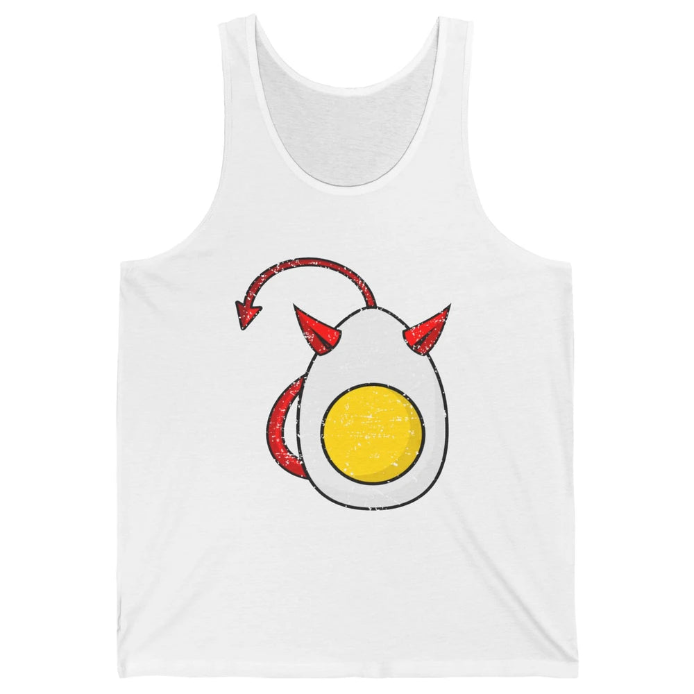 Retro Deviled Egg Funny Halloween Costume Men Women Kids Unisex Jersey Tank