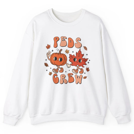 PEDS Crew Fall Pediatric Nurse Autumn Thanksgiving Medical Unisex Crewneck Sweatshirt