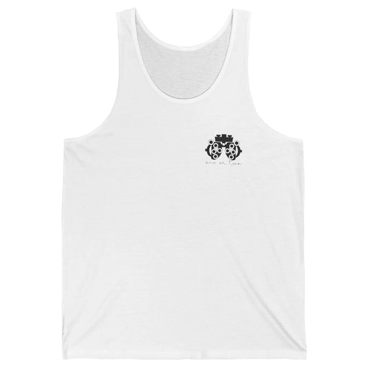 Phoropter One Or Two Optometrist Optician Optometry Pocket Unisex Jersey Tank