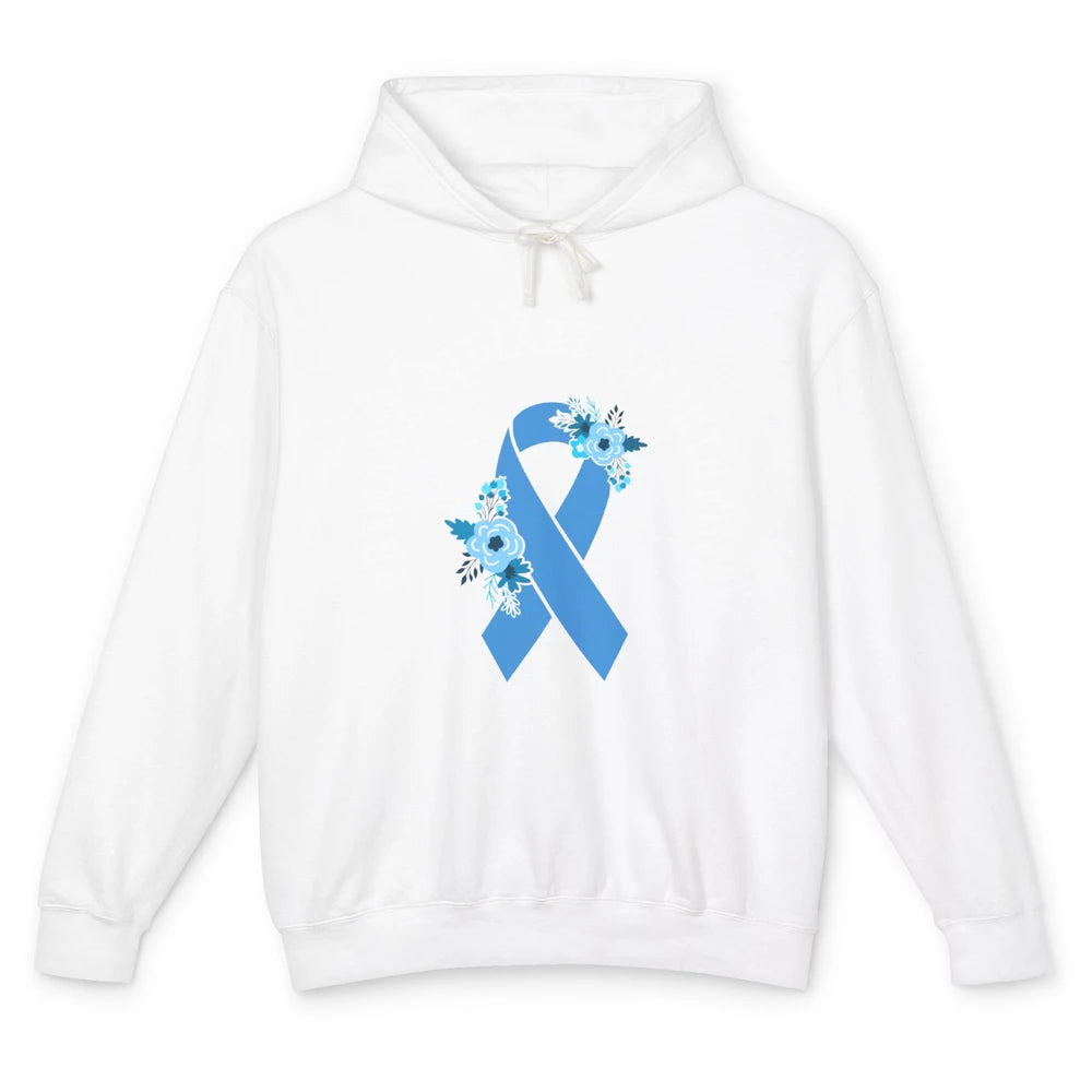 Primary Ciliary Dyskinesia Blue Ribbon Respiratory Diseases Unisex Lightweight Hoodie