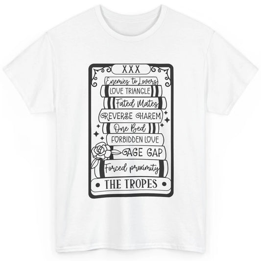 Retro Book Tropes The Tropes Tarot Card Halloween Readers Classic Unisex T-Shirt