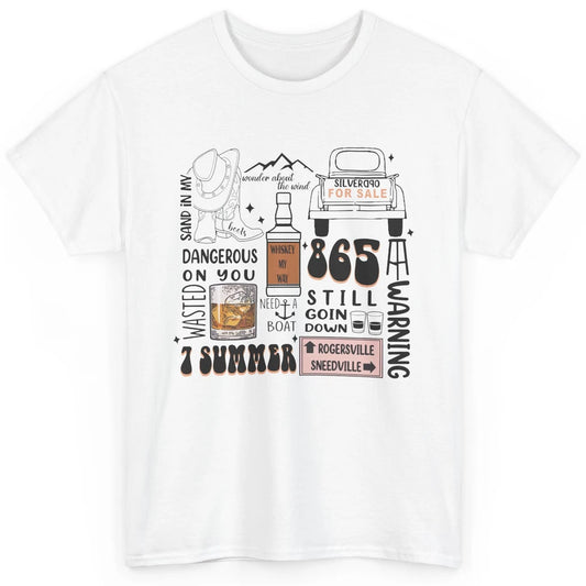 Retro Cowboy Boot Hat Sand In My Boots Western Country Music Classic Unisex T-Shirt