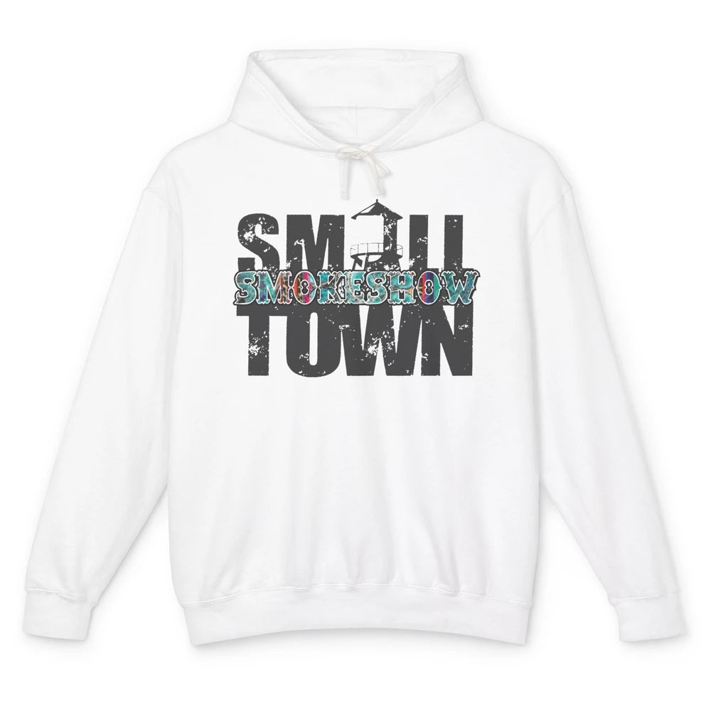 Retro Farm Barn Small Town Smokeshow Western Country Cowgirl Unisex Lightweight Hoodie