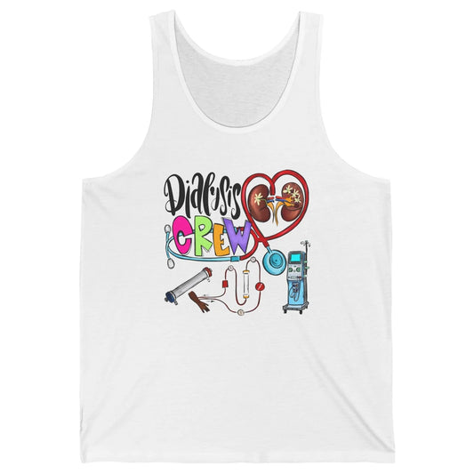 Kidney Dialysis Crew Dialysis Tech Nephrology Hemodialysis Unisex Jersey Tank