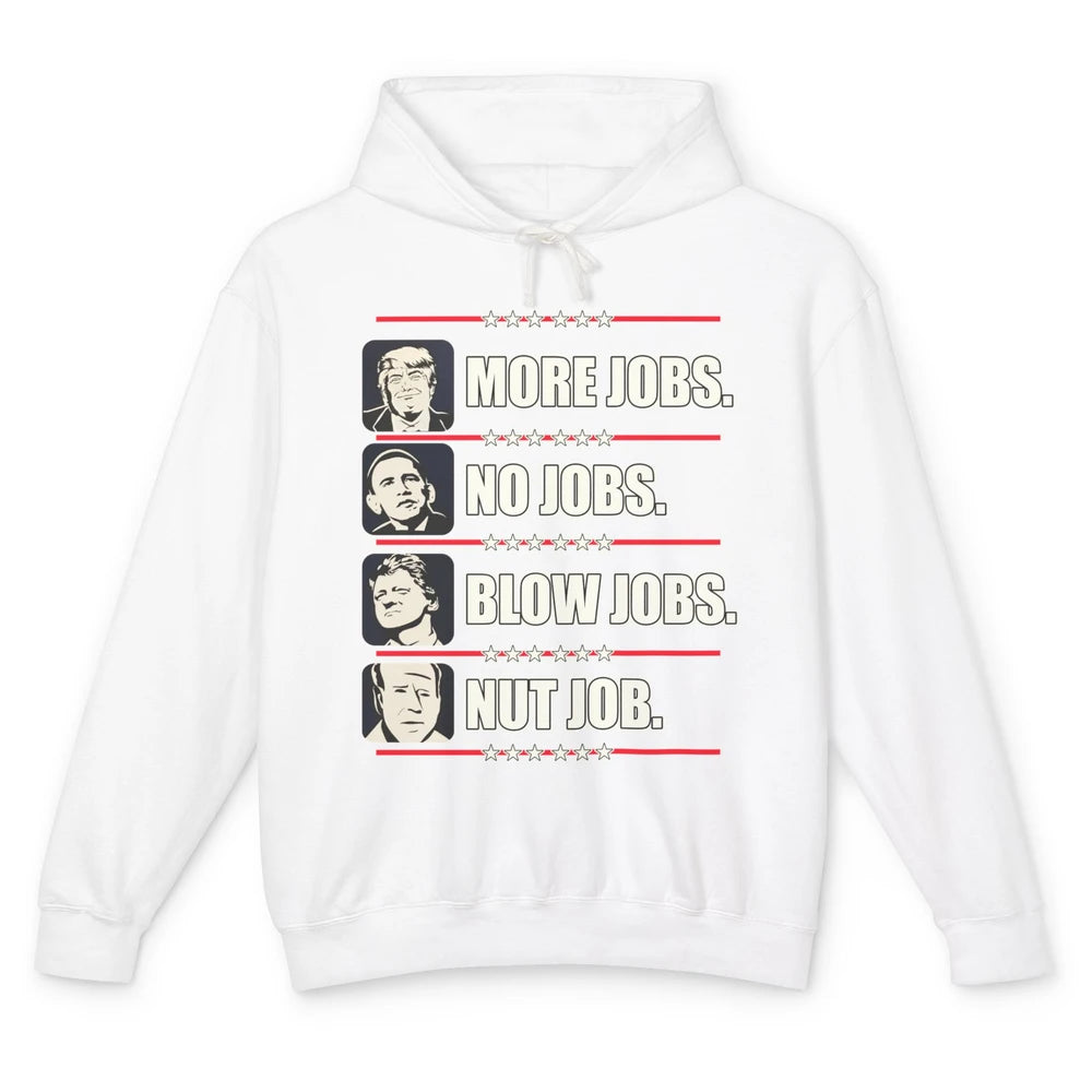 Presidents Vote Trump Anti Biden Obama Clinton Funny Choice Unisex Lightweight Hoodie