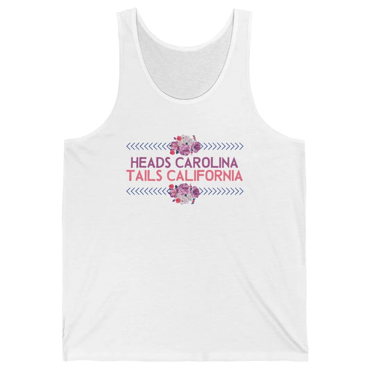 Retro Heads Carolina Tails California Western Summer Holiday Unisex Jersey Tank