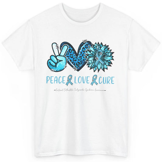 POTS Postural Orthostatic Tachycardia Peace Love Cure Classic Unisex T-Shirt