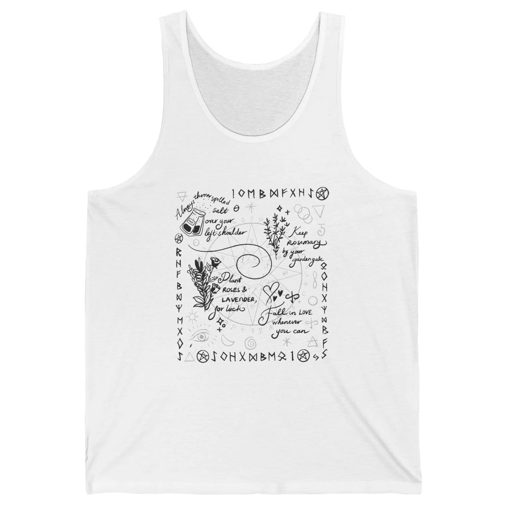 Practical Magic Gardening Card Gardeners Plant Lovers Gift Unisex Jersey Tank
