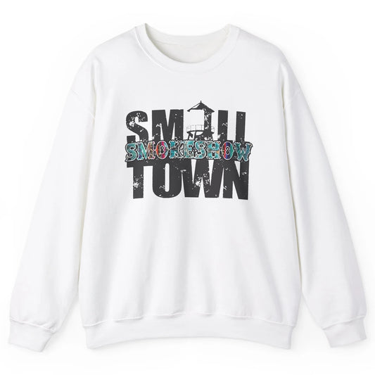 Retro Farm Barn Small Town Smokeshow Western Country Cowgirl Unisex Crewneck Sweatshirt