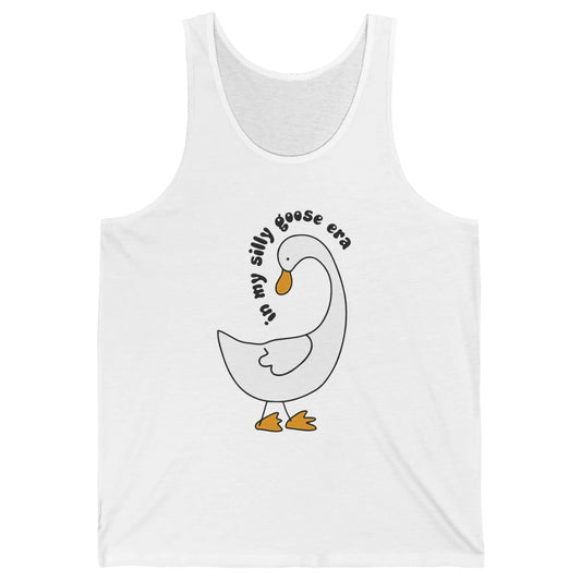 Funny Silly Goose In My Silly Goose Era Sarcastic Goose Meme Unisex Jersey Tank