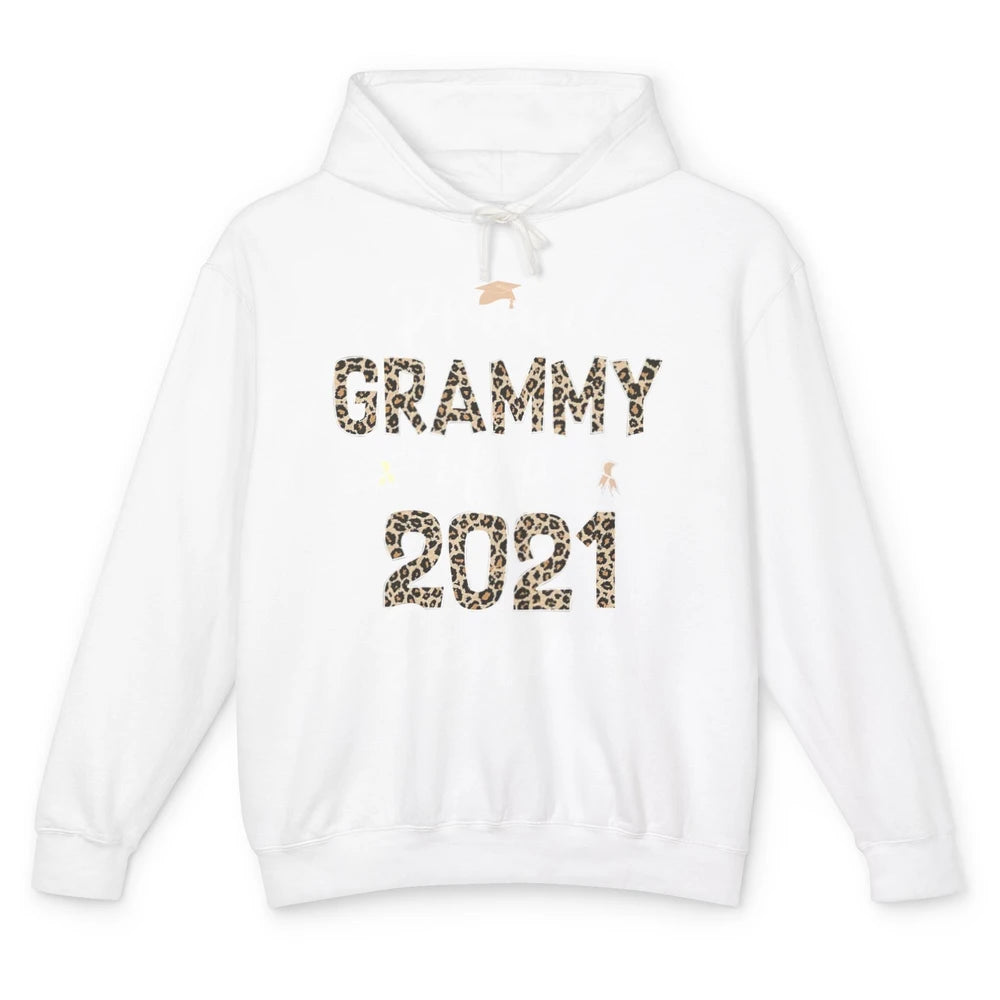 Proud Grammy Of A 2021 Senior Senior 2021 Grad Party Leopard Unisex Lightweight Hoodie