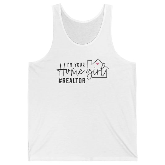 Realtor Life Home Girl Real Estate Agent Housing Investment Unisex Jersey Tank