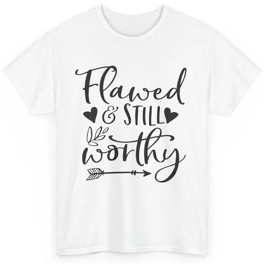Retro Flawed But Still Worthy Bible Christian Religious Classic Unisex T-Shirt