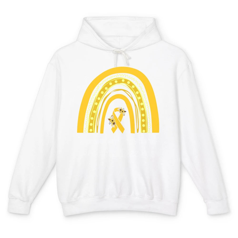 Persistent Postural-perceptual Dizziness PPPD Yellow Rainbow Unisex Lightweight Hoodie