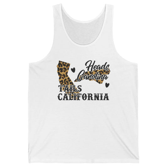 Retro Leopard Heads Carolina Tail California Western Summer Unisex Jersey Tank