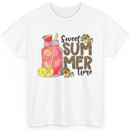 Retro 80s Floral Sweet Summer Watermelon Vaporwave Leopard Classic Unisex T-Shirt