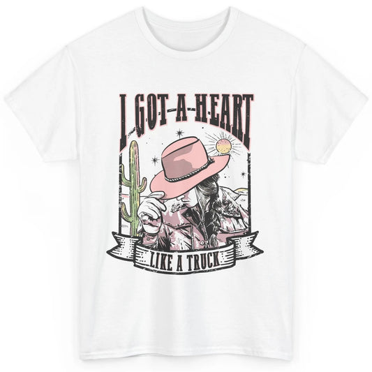 Retro Desert Cowgirl I Got A Heart Like A Truck Western Classic Unisex T-Shirt
