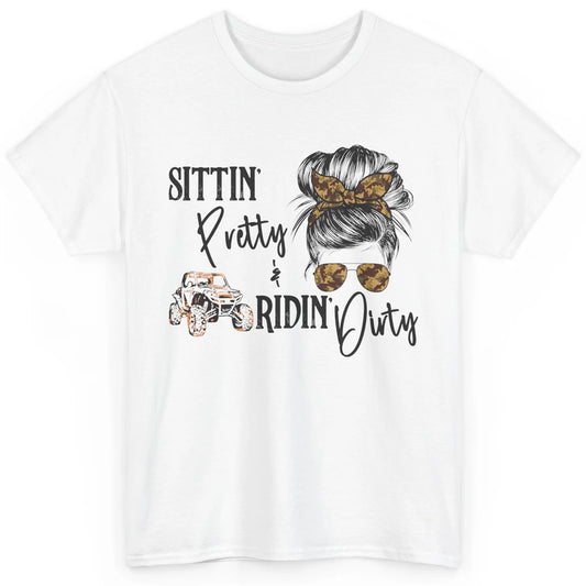 Mud Riding ATV Messy Bun Ride RZR SXS Life Country Girls Classic Unisex T-Shirt