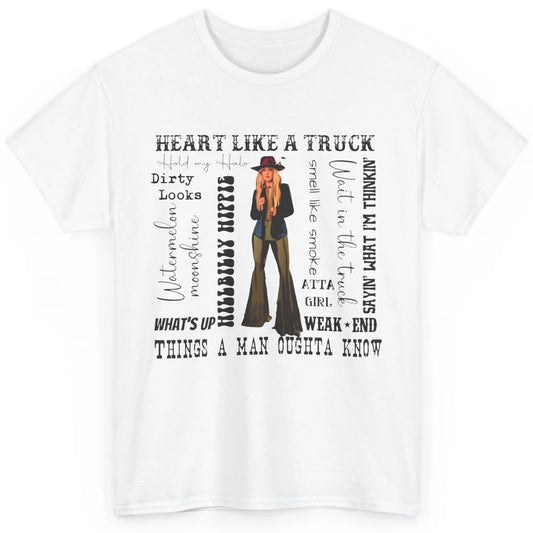 Retro Cowgirl He Said Wait In The Truck Western Country Classic Unisex T-Shirt