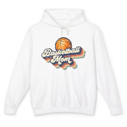 Retro Basketball Mom Basketball Players Mom Mothers Day Gift Unisex Lightweight Hoodie