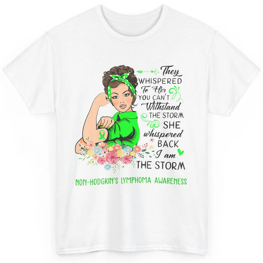Non-Hodgkin Lymphoma Cancer Warrior The Storm Green Women Classic Unisex T-Shirt