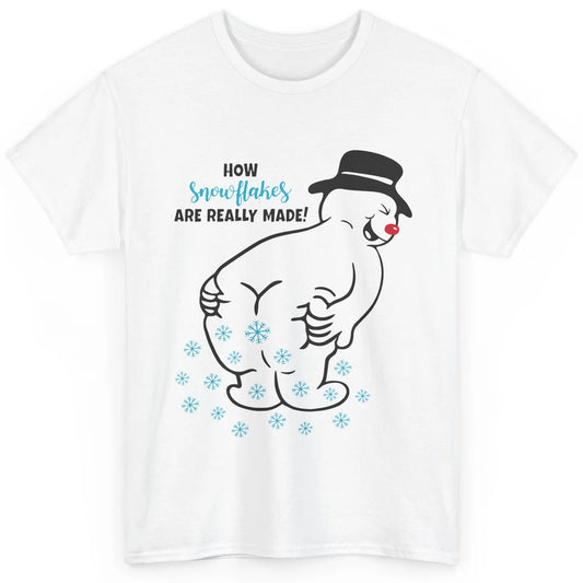 Funny How Snowflakes Are Really Made Christmas Costume Gift Classic Unisex T-Shirt