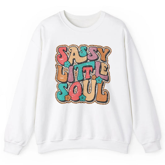 Retro Boho Groovy Sassy Little Soul Western Hippie Cowgirl Unisex Crewneck Sweatshirt