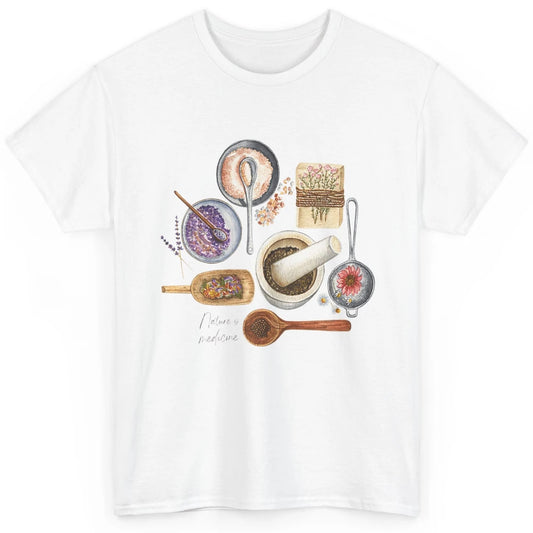 Retro Herbalist Botanical Plant Nature Medicine Garden Herb Classic Unisex T-Shirt