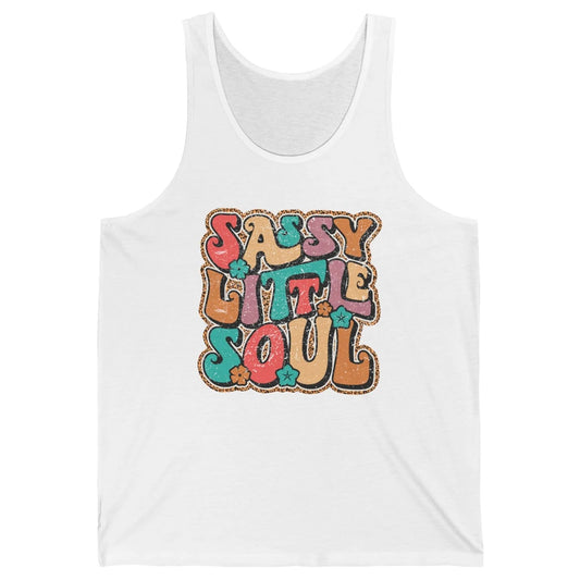 Retro Boho Groovy Sassy Little Soul Western Hippie Cowgirl Unisex Jersey Tank