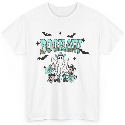 Retro Cowboy Ghost Boohaw Boot Scooting Western Halloween Classic Unisex T-Shirt