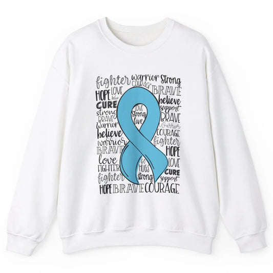 POTS Postural Orthostatic Tachycardia Ribbon Hope Love Cure Unisex Crewneck Sweatshirt