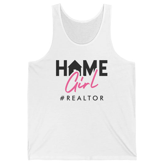 Realtor Life Home Girl Real Estate Agent Housing Investment Unisex Jersey Tank