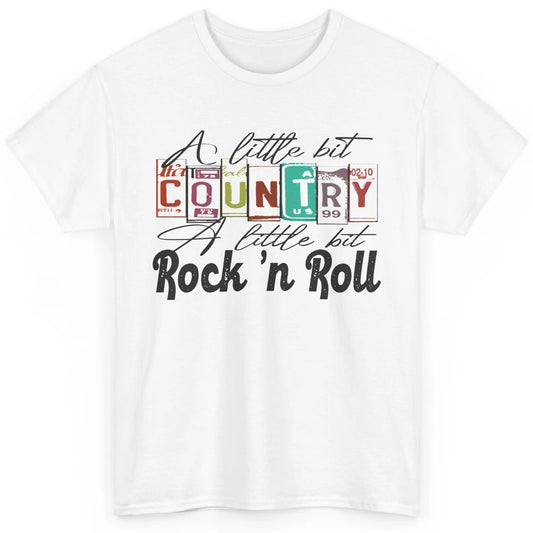 Retro A Little Bit Country A Little Bit Rock n Roll Western Classic Unisex T-Shirt