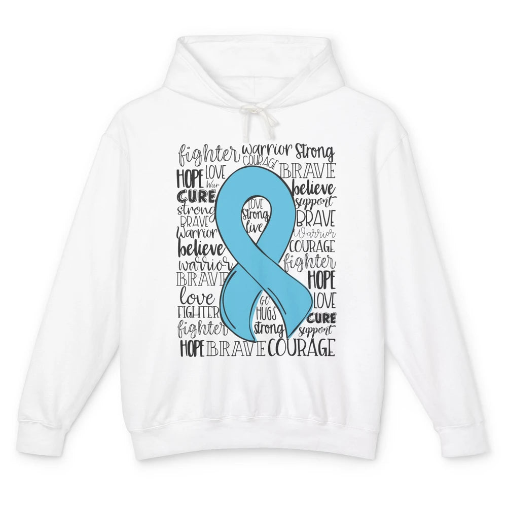 POTS Postural Orthostatic Tachycardia Ribbon Hope Love Cure Unisex Lightweight Hoodie