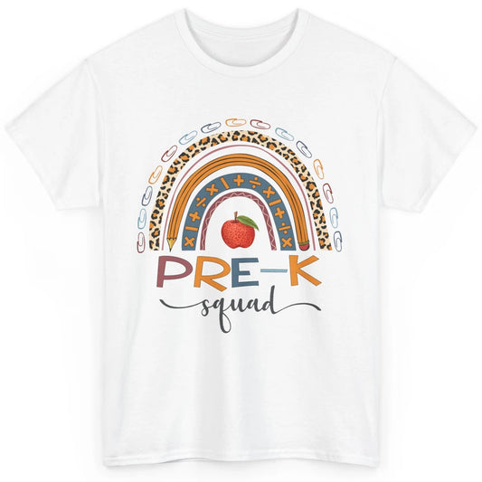 Pre-K Squad Rainbow Preschool Teacher Back To School Gift Classic Unisex T-Shirt