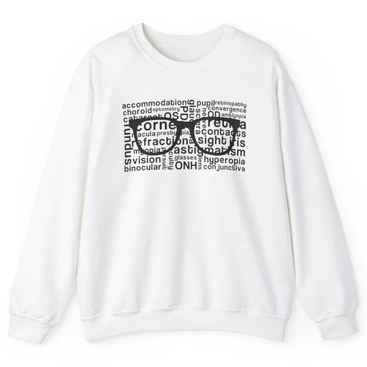 Optometry Glasses Ophthalmologist Optometrist Optician Gift Unisex Crewneck Sweatshirt