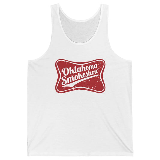 Retro Cowgirl Oklahoma Smokeshow Small Town Western Country Unisex Jersey Tank
